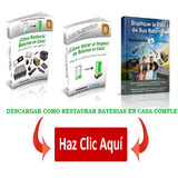 Como Restaurar Baterías En Casa